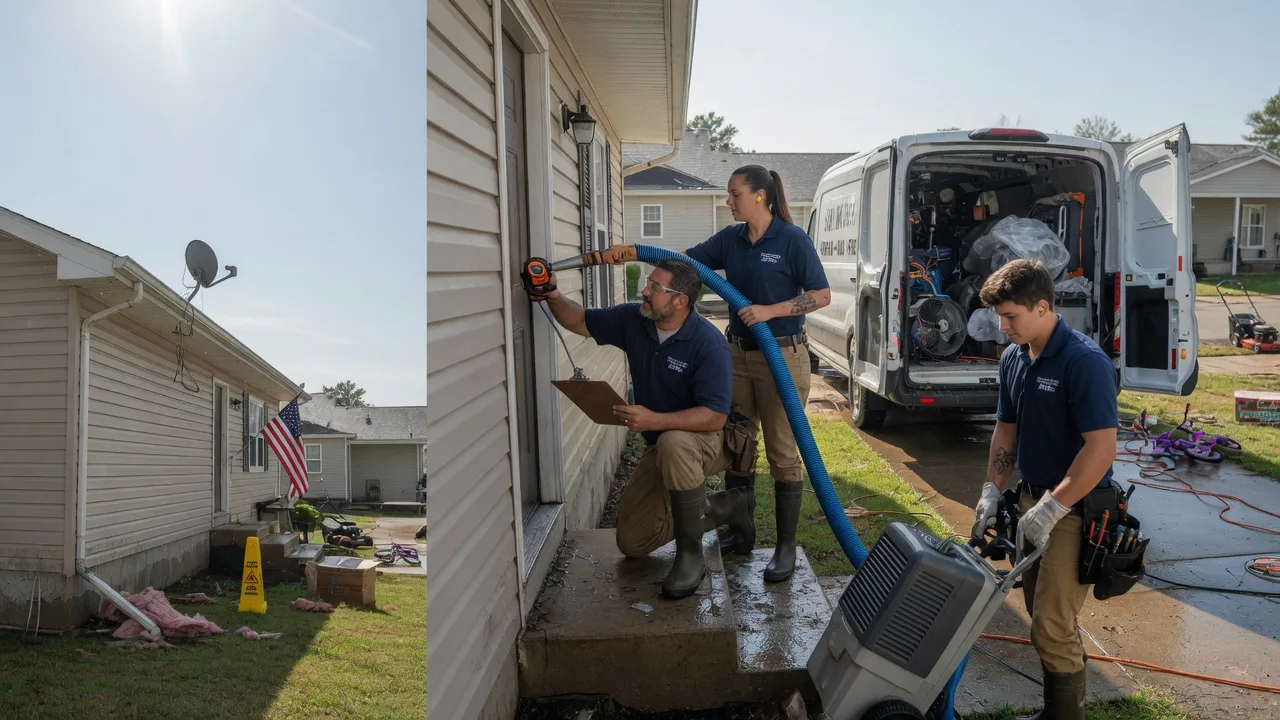 Ceiling Water Damage Restoration in Prairie View, KS near me
